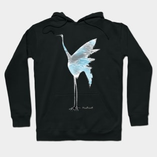 Crane Sketch Hoodie